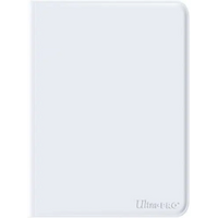 ULTRAPRO 16177 Vivid PRO-Binder mit 12 Fächern und Reißverschluss - Weiß von ULTRA PRO