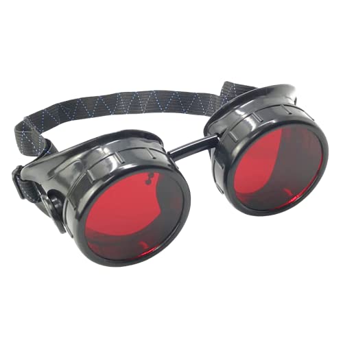 UMBRELLALABORATORY Steampunk Mad Scientist Goggles Rave-Brille Kostüm Augenschutz Brille Schweißstil UMBRELLALABORATORY Steampunk Mad Scientist Goggles Rave-Brille Kostüm Augenschutz Brille Schweißstil von UMBRELLALABORATORY