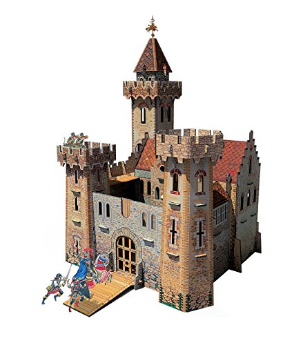 Umbum 207 26 x 45 x 24 cm Clever Papier Mittelalter Town Knight 's Castle 3D Puzzle von Umbum