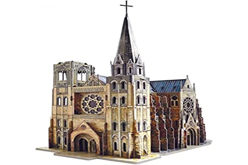 UMBUM Innovatives 3-D-Puzzle Die gotische Kathedrale Medieval Town 3D-Kartonmodellbausatz für Erwachsene und Kinder von UMBUM