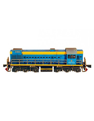 UMBUM Innovatives 3-D-Puzzle Diesellokomotive Tem-2u Railway Collection H0 (1/87) 3D-Kartonmodellbausatz für Erwachsene und Kinder von UMBUM
