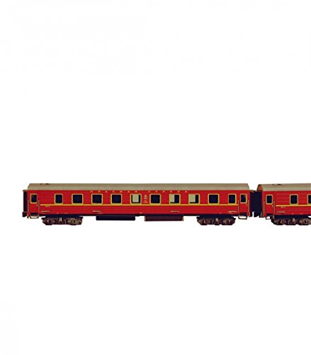 UMBUM Innovatives 3-D-Puzzle Schlafwagen Roter Pfeil Railway Collection H0 (1/87) 3D-Kartonmodellbausatz für Erwachsene und Kinder von UMBUM