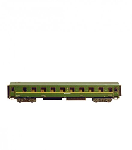 UMBUM Innovatives 3-D-Puzzle Schlafwagen Railway Collection H0 (1/87) 3D-Kartonmodellbausatz für Erwachsene und Kinder von UMBUM
