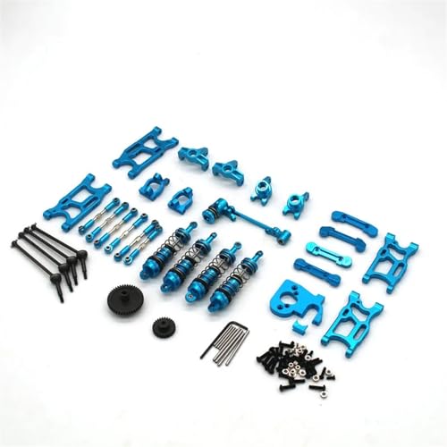 UNARAY Passend for Wltoys 144001 144002 124017 124019 Metal Po Parts Rc Retrofit Kit (Size : Blue) von UNARAY