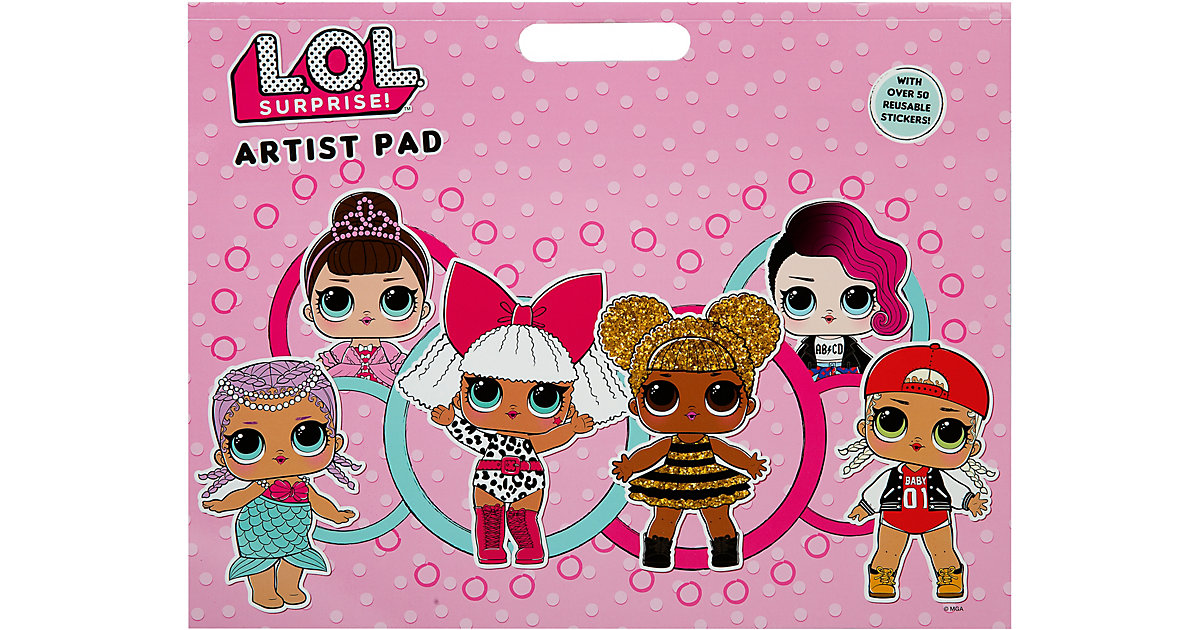Artist Pad inkl. Sticker L.O.L. Surprise! pink/rosa Artist Pad inkl. Sticker L.O.L. Surprise! pink/rosa von UNDERCOVER