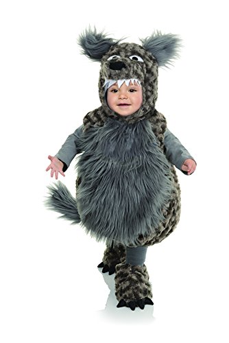Aptafêtes – CS810110/L – Plüsch-Kostüm für Kinder – Wolf – 2/4 Jahre – Größe L von UNDERWRAPS
