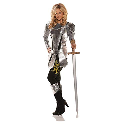 Tapferer Ritter Kostüm für Damen - Größe L - Stolze Rüstung für weibliche Recken zu Karneval und Fasching von UNDERWRAPS