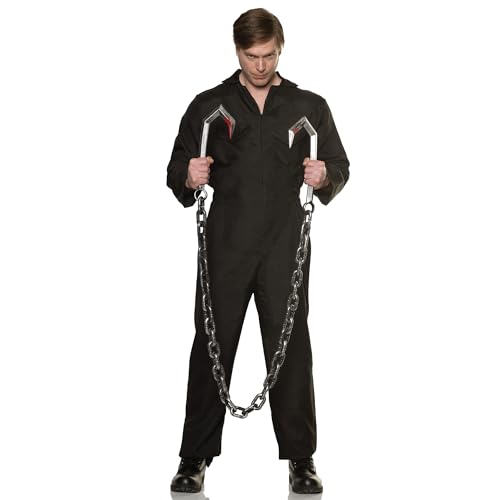 UNDERWRAPS Halloween Haken & Ketten – Halloween-Dekorationen für Partys, künstliche blutige Kunststoffkette & Haken, Kostümzubehör für Erwachsene, gruselige Deko-Requisite UNDERWRAPS Halloween Haken & Ketten – Halloween-Dekorationen für Partys, künstliche blutige Kunststoffkette & Haken, Kostümzubehör für Erwachsene, gruselige Deko-Requisite von UNDERWRAPS