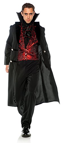 UNDERWRAPS Herren Elegant Gothic Vampir Graf Kostüm XX-Large Schwarz von UNDERWRAPS