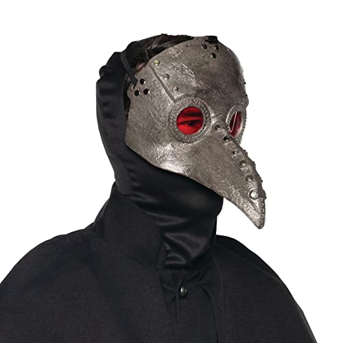 UNDERWRAPS Pestärzte Herren Maske - Horror Maske Halloween Gruselige Gasmaske Kostüm Zubehör Steampunk Pest Schwarz Death Mask Eater Death Mask One Size UNDERWRAPS Pestärzte Herren Maske - Horror Maske Halloween Gruselige Gasmaske Kostüm Zubehör Steampunk Pest Schwarz Death Mask Eater Death Mask One Size von UNDERWRAPS
