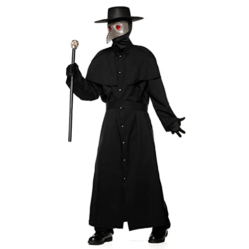 UNDERWRAPS Pestarzt-Kostüm für Herren, Halloween, Cosplay und Maske, gruseliges Halloween-Cosplay für Herren, inklusive Pestdoktor-Maske, Einheitsgröße UNDERWRAPS Pestarzt-Kostüm für Herren, Halloween, Cosplay und Maske, gruseliges Halloween-Cosplay für Herren, inklusive Pestdoktor-Maske, Einheitsgröße von UNDERWRAPS