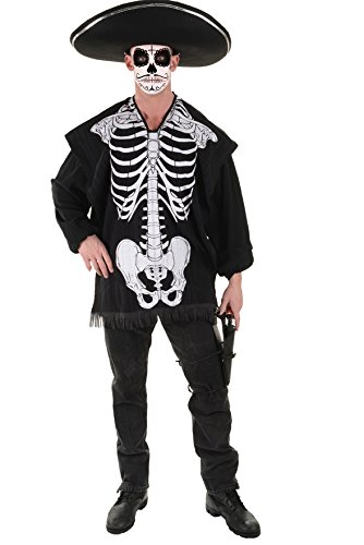 UNDERWRAPS Serape-Kostüm für Herren, Skelett Poncho, Schwarz UNDERWRAPS Serape-Kostüm für Herren, Skelett Poncho, Schwarz von UNDERWRAPS