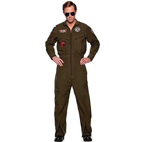 UNDERWRAPS US Navy Top Gun Men's Jumpsuit Fancy Dress Costume Standard von UNDERWRAPS