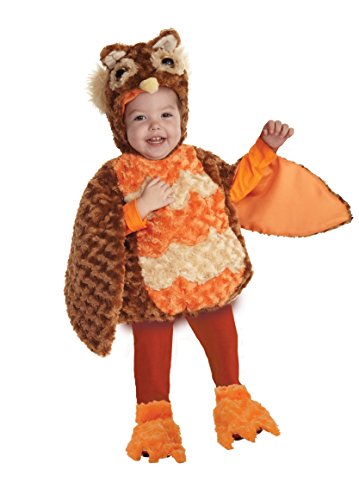 Underwraps Toddler's Owl Belly-Babies, Brown/Orange/Tan, X-Large von UNDERWRAPS