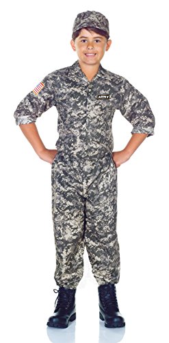 Underwraps U.S. Army Camo Uniform Set Costume Child X-Large 14-16 von UNDERWRAPS