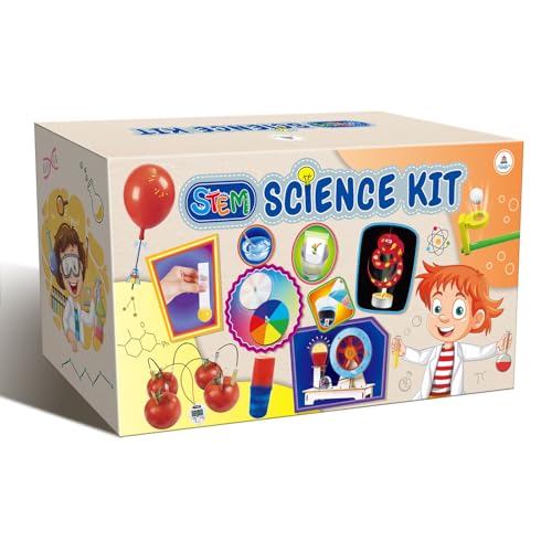 UNGLINGA Mint-Fächer 30 Experimente für Kinder - Wissenschafts Experimentierkasten mit Spielzeug Handbetriebener Generator, Fruchtbatterie, optischen Täuschungen und Illusionen UNGLINGA Mint-Fächer 30 Experimente für Kinder - Wissenschafts Experimentierkasten mit Spielzeug Handbetriebener Generator, Fruchtbatterie, optischen Täuschungen und Illusionen von UNGLINGA