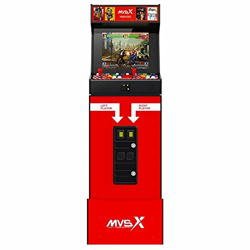 Unico MVSX Arcade mit Basis- und Riser-Kombination, Vorinstalliert 50 Offiziell Lizenzierte Retro-Spiele von SNK, Darunter The King of Fighters/Metal Slug und mehr von UNICOMVSX