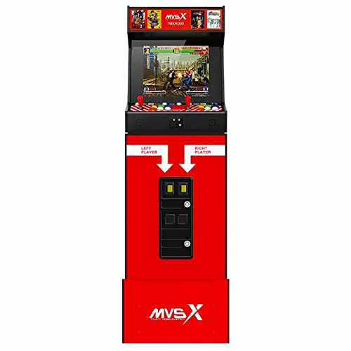 SNK Neo Geo MVSX Arcade mit Basis- und Riser-Kombination, Vorinstalliert 50 Offiziell Lizenzierte Retro-Spiele von SNK Neo Geo, Darunter The King of Fighters/Metal Slug und mehr von UNICOMVSX