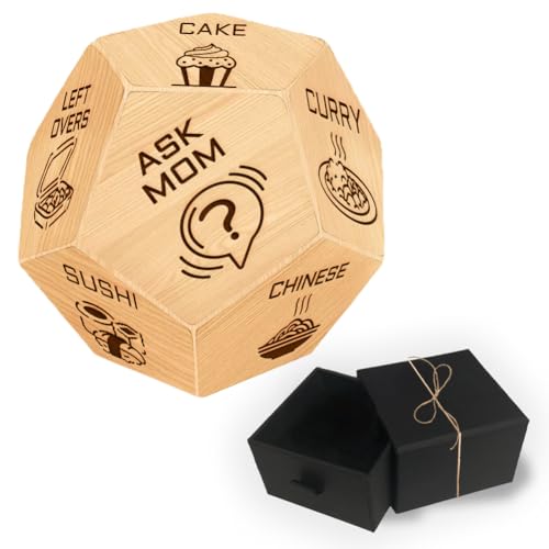 UNICRAFTALE 1 Set Hölzerne Essens Entscheidungswürfel Food Würfel Mit Rechteckigen Samtbeuteln Für Ehemann Und Ehefrau Spaß Valentinstagsgeschenke Hochzeitsgeschenke Lustige Essenswürfel UNICRAFTALE 1 Set Hölzerne Essens Entscheidungswürfel Food Würfel Mit Rechteckigen Samtbeuteln Für Ehemann Und Ehefrau Spaß Valentinstagsgeschenke Hochzeitsgeschenke Lustige Essenswürfel von UNICRAFTALE