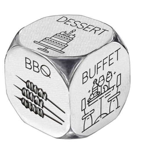 UNICRAFTALE 6 Lebensmittelart Geschenke Zum Jahrestag Und Date Night 1er Set Lebensmittel Entscheidungswürfel Aus Edelstahl Hochzeitsgeschenke Lustige Lebensmittel Würfel Mit Geschenkbox UNICRAFTALE 6 Lebensmittelart Geschenke Zum Jahrestag Und Date Night 1er Set Lebensmittel Entscheidungswürfel Aus Edelstahl Hochzeitsgeschenke Lustige Lebensmittel Würfel Mit Geschenkbox von UNICRAFTALE