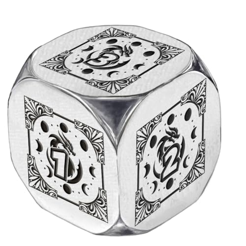 UNICRAFTALE Astrologie Und Kartenspiel Entscheidungswürfel Mondelement Geschenke Party Entscheidungswürfel Geschenke Mit Geschenkbox Für Paare Spiele Hochzeit Flitterwochen Jubiläum von UNICRAFTALE