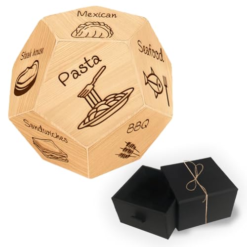 UNICRAFTALE Essenswürfel Holz Essens Entscheidungswürfel Date Night Würfel Geschenke Essensentscheidungswürfel Für Frauen Männer Ehefrau Ehemann Freundin Freund Geburtstagsgeschenke Für Paare UNICRAFTALE Essenswürfel Holz Essens Entscheidungswürfel Date Night Würfel Geschenke Essensentscheidungswürfel Für Frauen Männer Ehefrau Ehemann Freundin Freund Geburtstagsgeschenke Für Paare von UNICRAFTALE