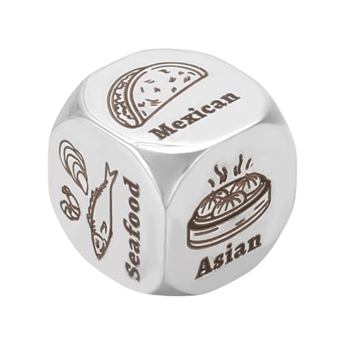 UNICRAFTALE Jahrestag Lebensmittel Entscheidungswürfel Edelstahl Date Night Ideen Für Paare Lustiger Lebensmittel Würfel Mit Geschenkbox Für Männer Frauen Geburtstagsgeschenke UNICRAFTALE Jahrestag Lebensmittel Entscheidungswürfel Edelstahl Date Night Ideen Für Paare Lustiger Lebensmittel Würfel Mit Geschenkbox Für Männer Frauen Geburtstagsgeschenke von UNICRAFTALE