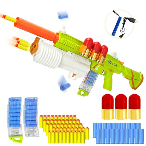 UNIKONIO Elektrische Schaumstoff Blaster Spielzeugpistole, Automatisches M416 Blaster Pistolenmagazin, 3 Modi Automatischer & Manueller Patronenauswurf & Granatwerfer, Spielzeug Drats Pistole – 015 UNIKONIO Elektrische Schaumstoff Blaster Spielzeugpistole, Automatisches M416 Blaster Pistolenmagazin, 3 Modi Automatischer & Manueller Patronenauswurf & Granatwerfer, Spielzeug Drats Pistole – 015 von UNIKONIO