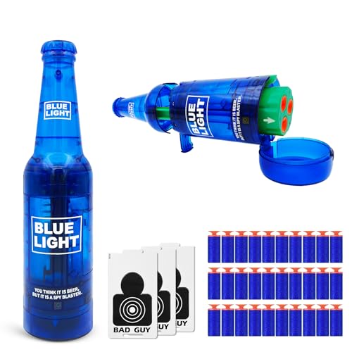 UNIKONIO Trinkflaschen-Spielzeug-Blaster, Spielzeugpistole mit Schaumstoff-Pfeilkugeln, Spielzeug-Schaumstoff-Blaster-Pistolen, Soda-Blaster-Pistolen – Blau UNIKONIO Trinkflaschen-Spielzeug-Blaster, Spielzeugpistole mit Schaumstoff-Pfeilkugeln, Spielzeug-Schaumstoff-Blaster-Pistolen, Soda-Blaster-Pistolen – Blau von UNIKONIO