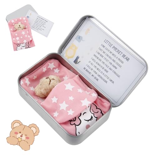 UNINGYI Taschenbär, Kleine Taschenbär-Umarmung, Gefüllter Kleiner Bär Taschenbär Dose, Flauschige Mini-Teddybären für Valentinstag, Weihnachten, Geburtstag, Hochzeit, Abschlussfeier UNINGYI Taschenbär, Kleine Taschenbär-Umarmung, Gefüllter Kleiner Bär Taschenbär Dose, Flauschige Mini-Teddybären für Valentinstag, Weihnachten, Geburtstag, Hochzeit, Abschlussfeier von UNINGYI