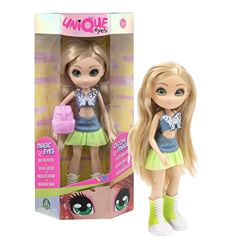 UNIQUE EYES, Puppe 25 cm, Kollektion Schmetterling, zufälliges Modell, mit Blick auf die Augen, mit Kleidung, Frühling, Sommer, Spielzeug für Kinder ab 3 Jahren, Giochi Presziosi, MYM44 UNIQUE EYES, Puppe 25 cm, Kollektion Schmetterling, zufälliges Modell, mit Blick auf die Augen, mit Kleidung, Frühling, Sommer, Spielzeug für Kinder ab 3 Jahren, Giochi Presziosi, MYM44 von UNIQUE EYES