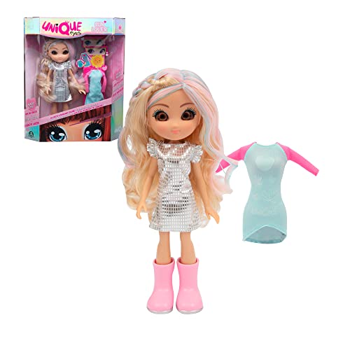 UNIQUE EYES - Sun Lover, Puppe mit Augen, die Ihrem Blick Folgen und die Farbe unter der Sonne, Rebecca Fashion Doll, für Mädchen ab 3 Jahren, Mehrfarbig, MYM07300, Giochi Preziosi UNIQUE EYES - Sun Lover, Puppe mit Augen, die Ihrem Blick Folgen und die Farbe unter der Sonne, Rebecca Fashion Doll, für Mädchen ab 3 Jahren, Mehrfarbig, MYM07300, Giochi Preziosi von Giochi Preziosi
