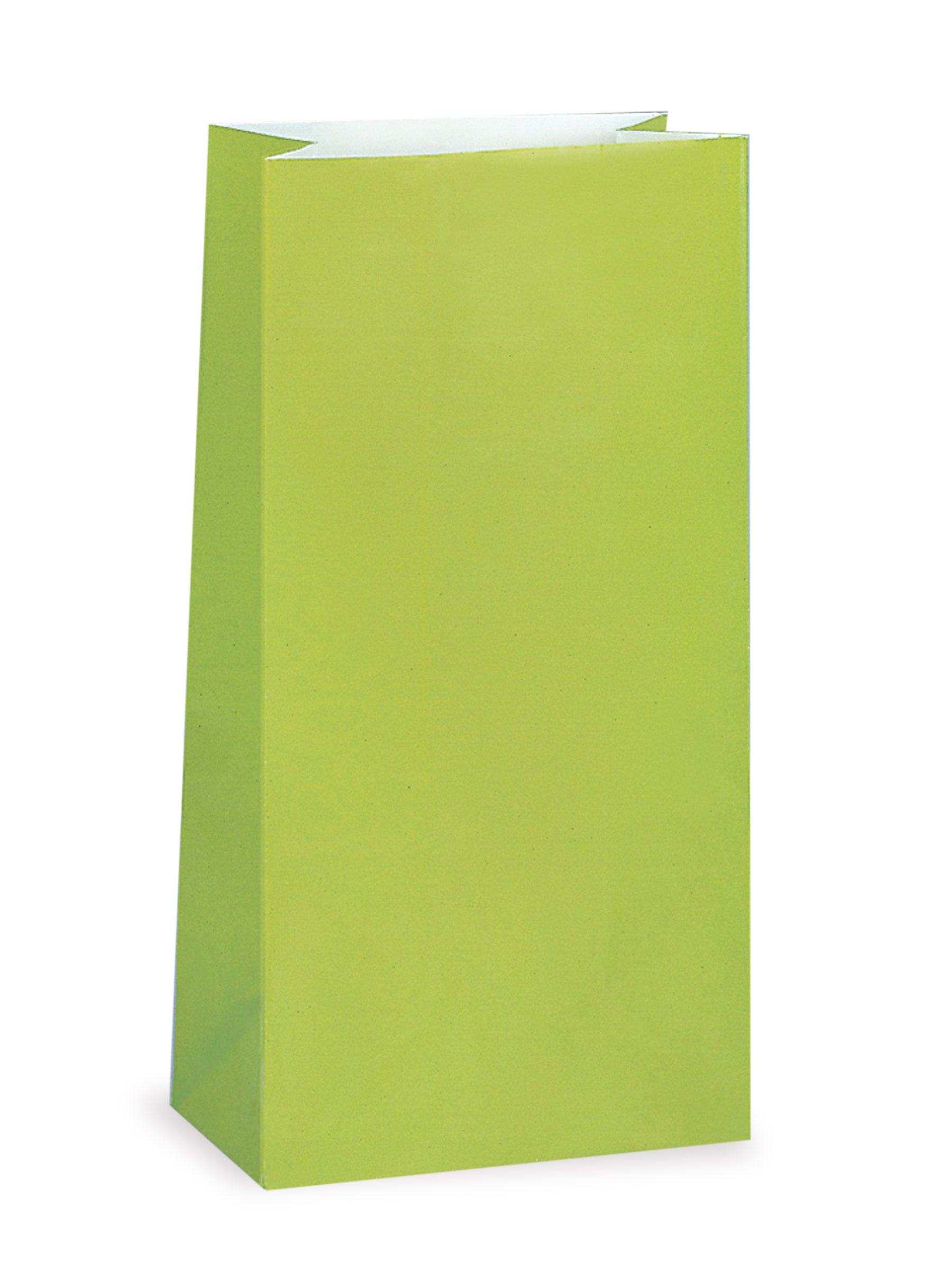 12 Geschenkbeutel aus Papier Lindgrün 25 x 9 cm für Geburtstage 12 Geschenkbeutel aus Papier Lindgrün 25 x 9 cm für Geburtstage von UNIQUE