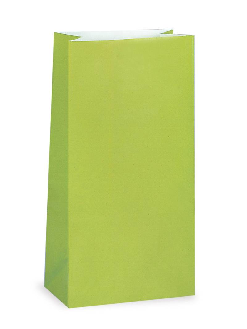 12 Geschenkbeutel aus Papier Lindgrün 25 x 9 cm für Geburtstage 12 Geschenkbeutel aus Papier Lindgrün 25 x 9 cm für Geburtstage von UNIQUE