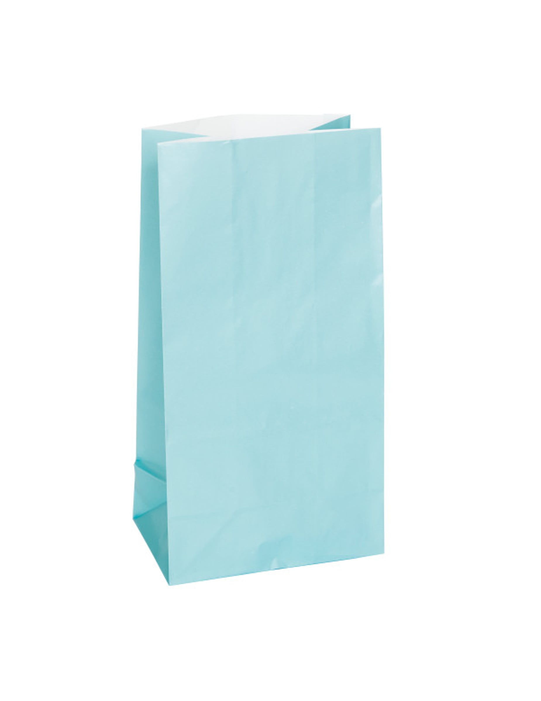 12 Geschenktüten aus Papier hellblau 25 x 9 cm 12 Geschenktüten aus Papier hellblau 25 x 9 cm von UNIQUE