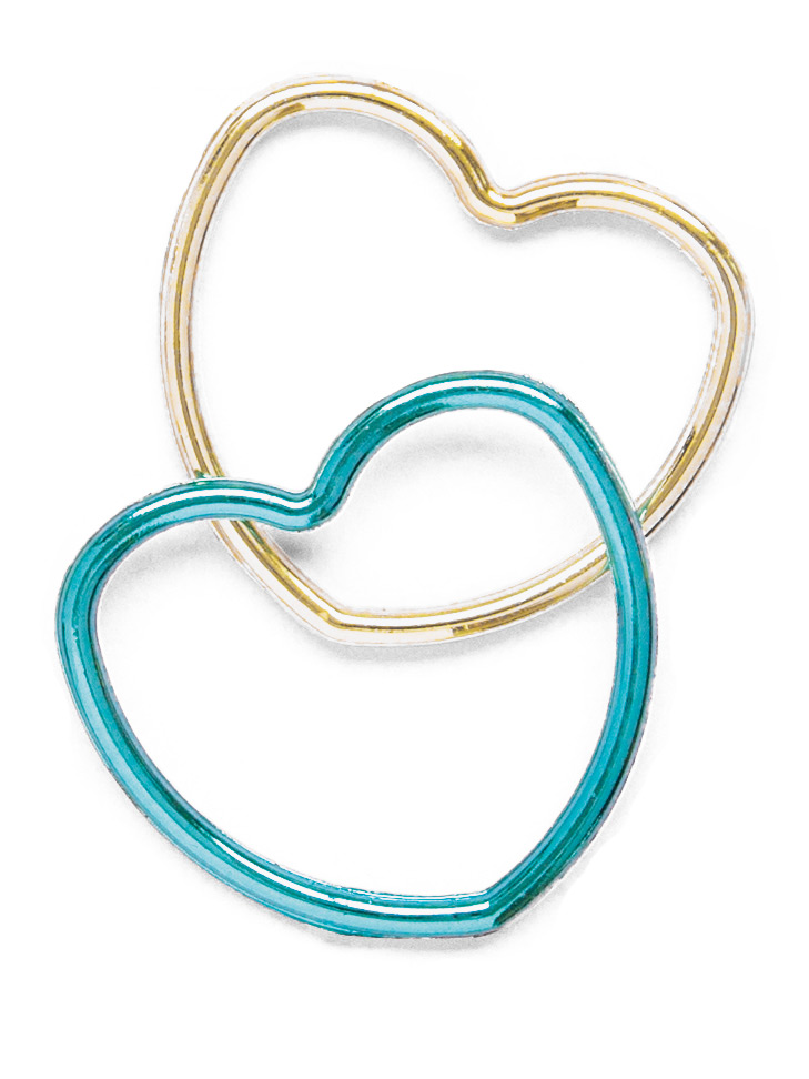 12 Glitzerarmbänder Herz Kinder von UNIQUE