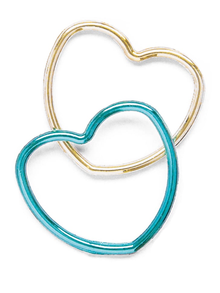 12 Glitzerarmbänder Herz Kinder von UNIQUE