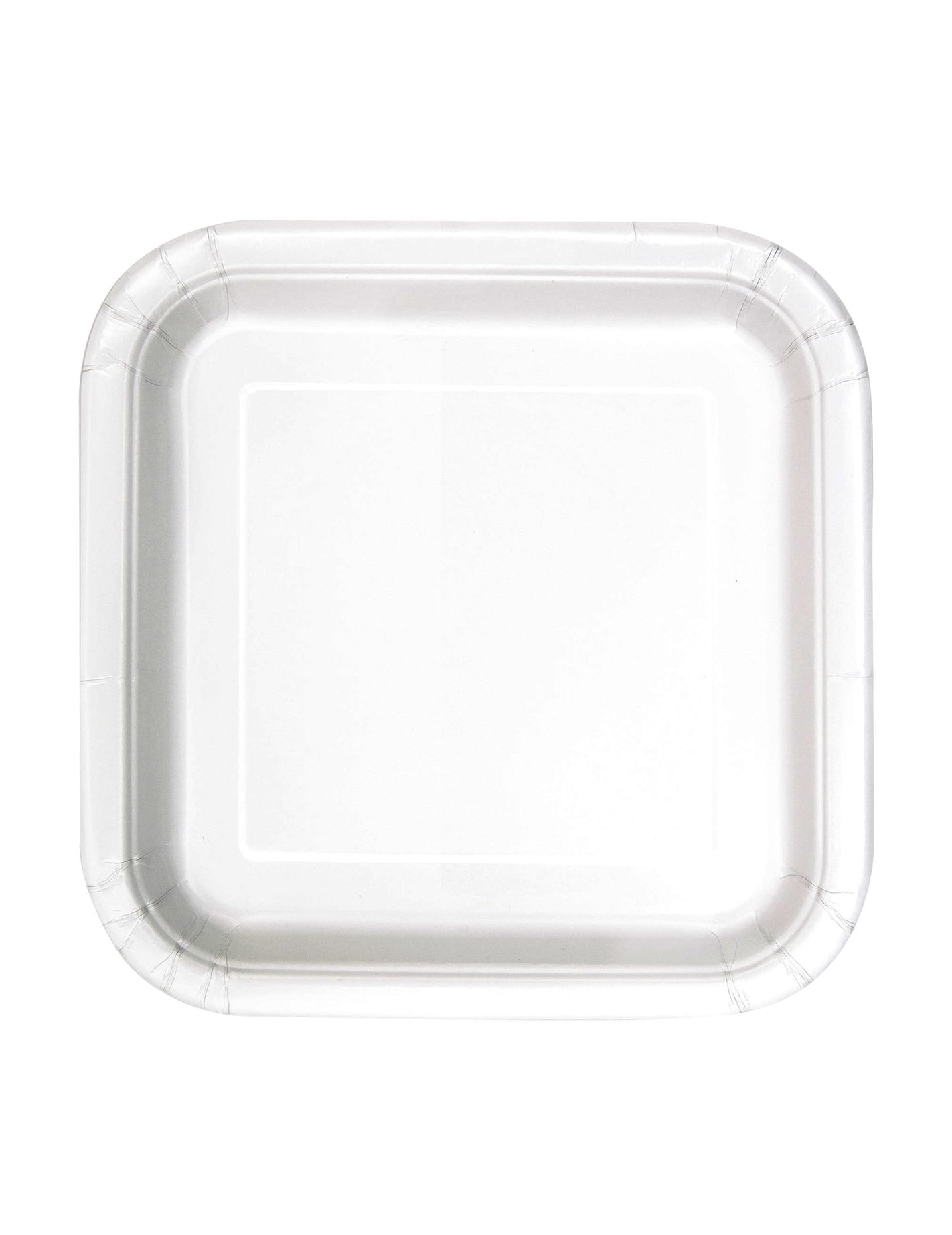 16 Pappteller Weiß Klein von UNIQUE