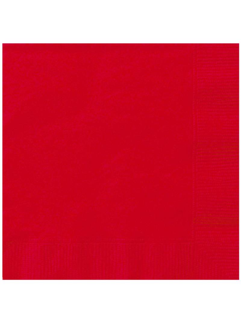 20 Papierservietten Rot 33 x 33 cm 20 Papierservietten Rot 33 x 33 cm von UNIQUE