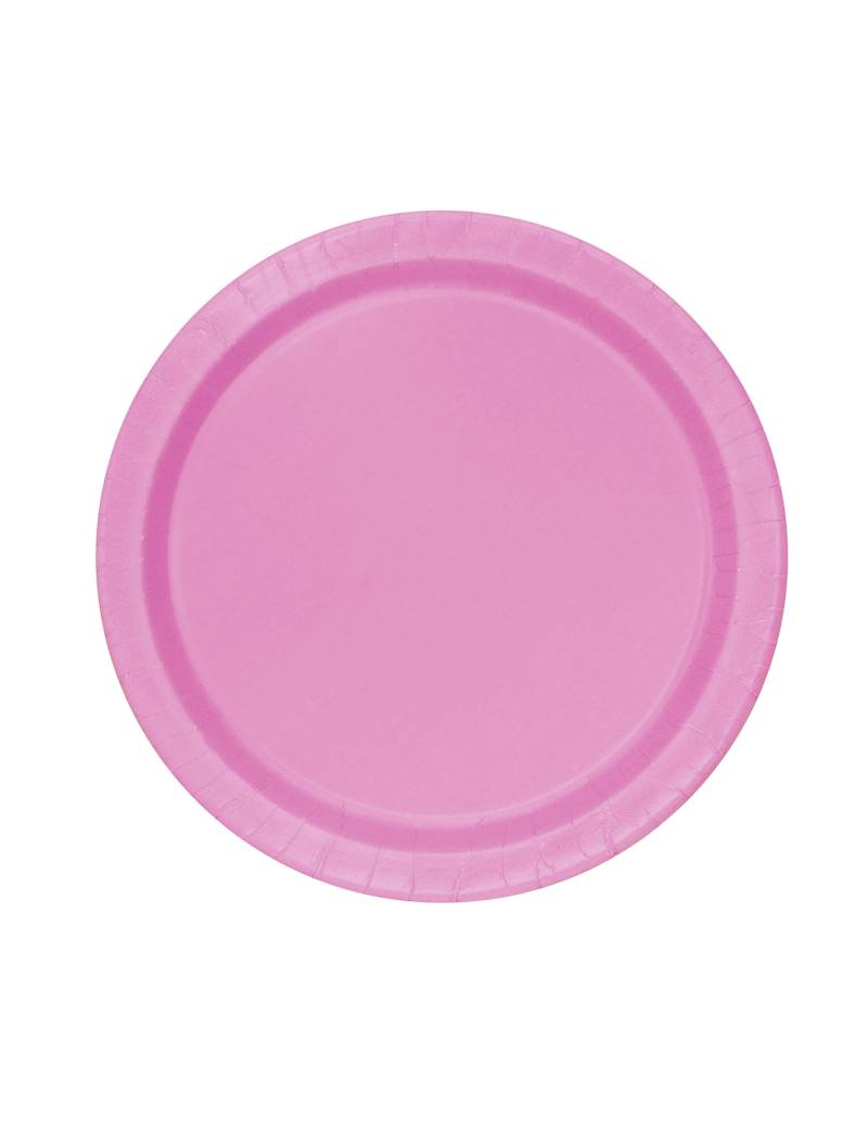 20 Pappteller Rosa Klein 18 cm 20 Pappteller Rosa Klein 18 cm von UNIQUE