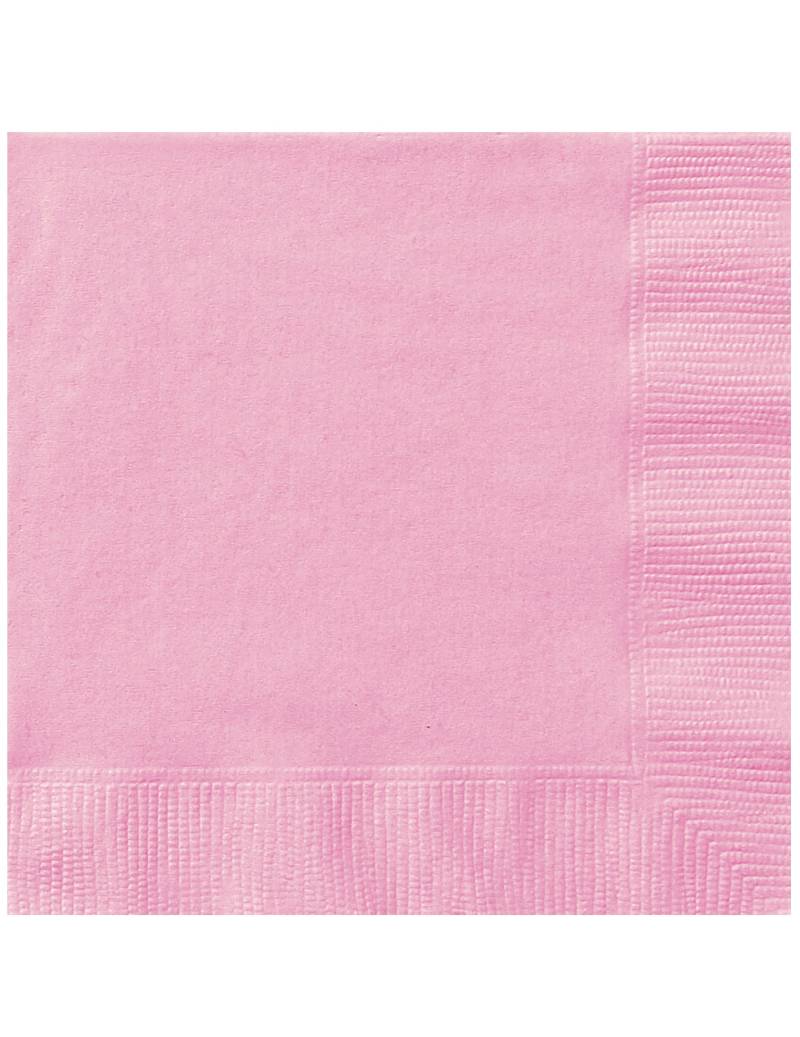 20 Servietten Hellrosa Papierservietten 33 x 33 cm von UNIQUE