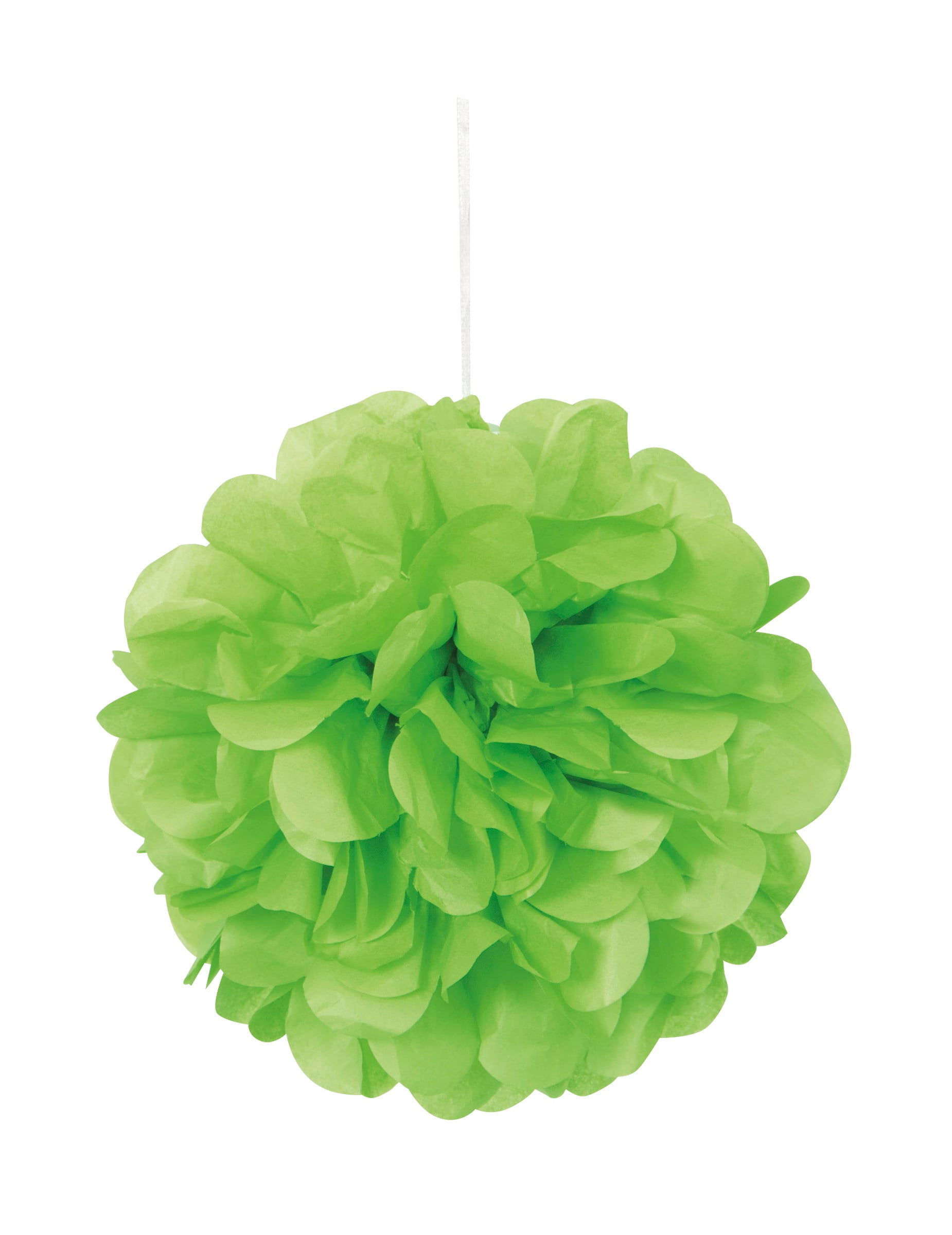 3 Hänge-Pompons aus Papier Limettengrün 22 cm für Party-Deko 3 Hänge-Pompons aus Papier Limettengrün 22 cm für Party-Deko von UNIQUE