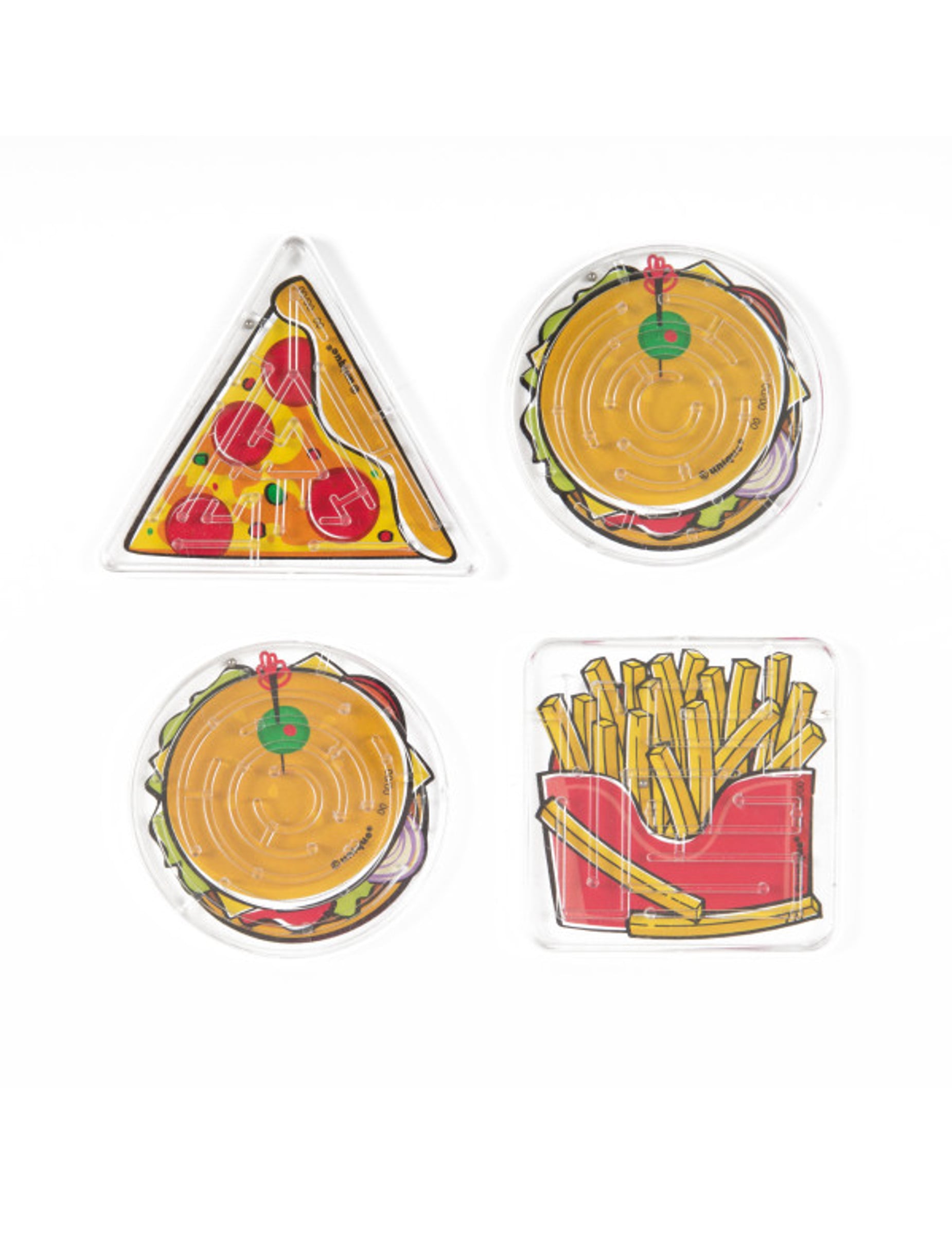 4 Pinata Mitgebsel Fast Food Spiel von UNIQUE