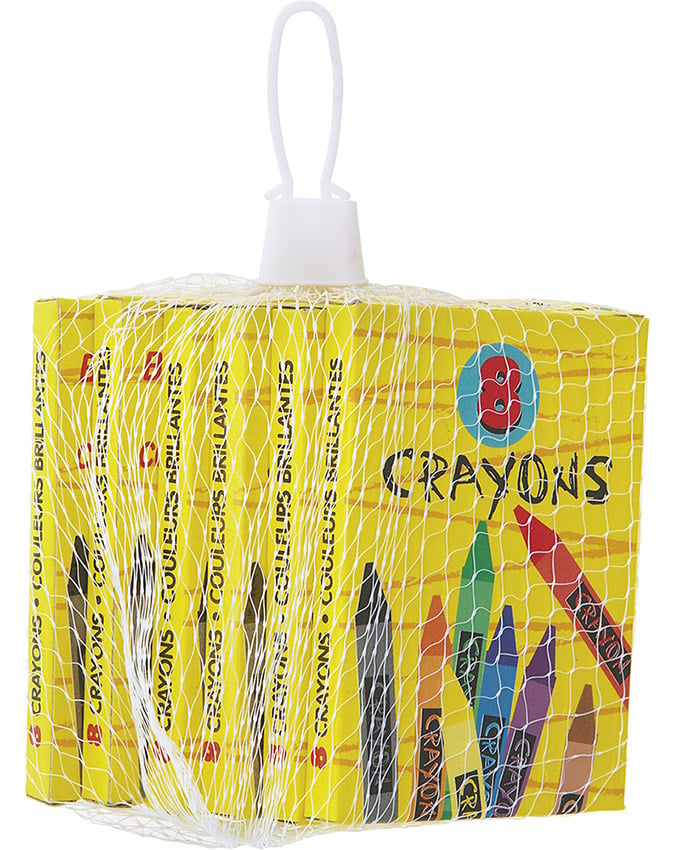 6er Set Buntstifte 8,8 cm für Kindergeburtstage von UNIQUE