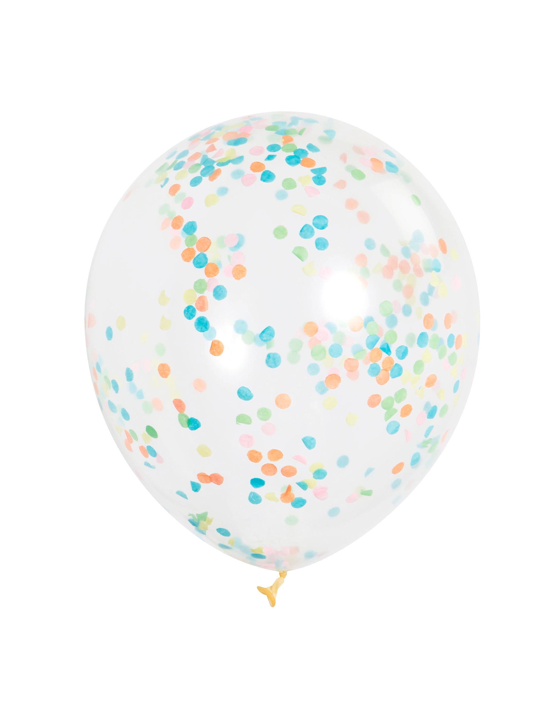 Befüllbare Luftballons mit Konfetti 6 Stück bunt Befüllbare Luftballons mit Konfetti 6 Stück bunt von UNIQUE