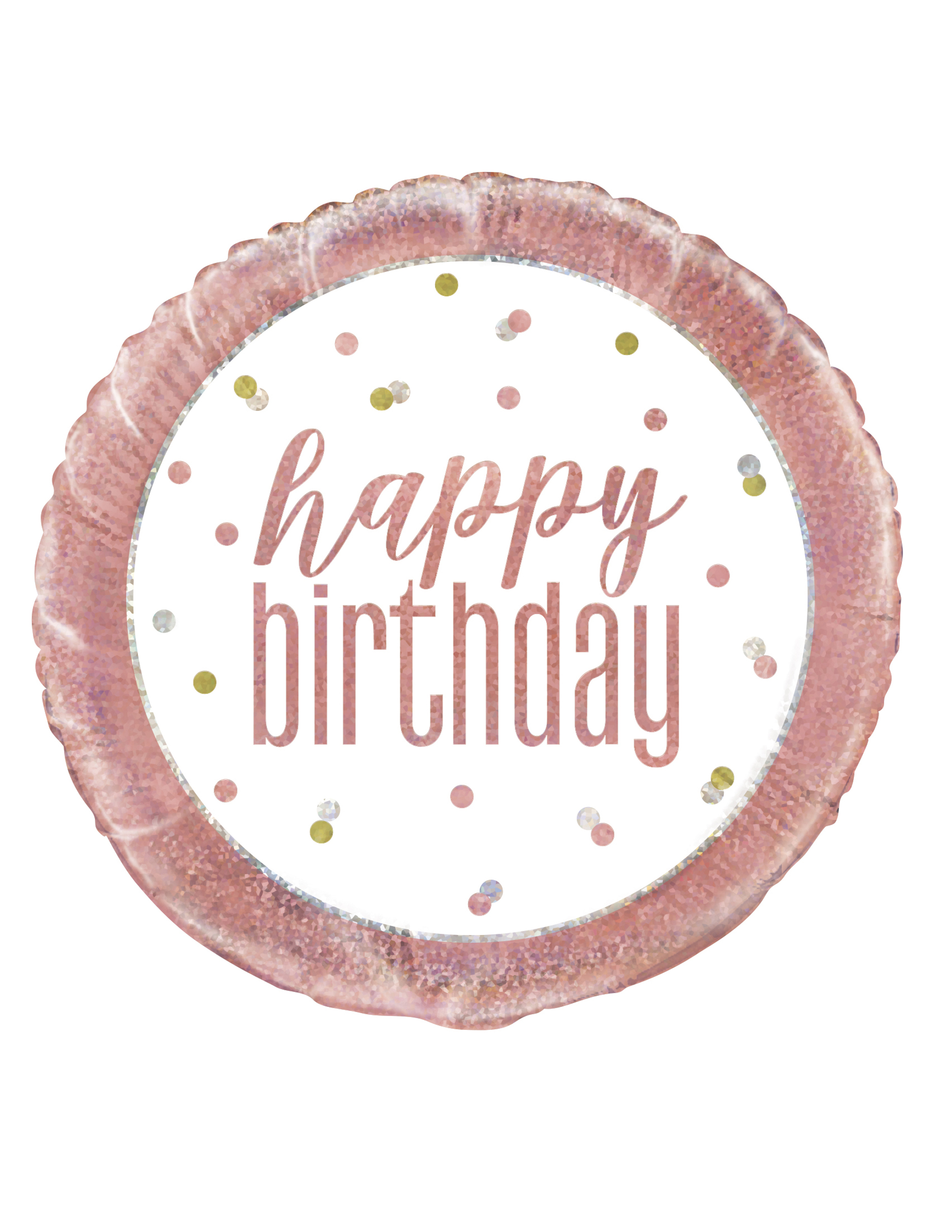 Geburtstags-Ballon Happy Birthday bunt 45 cm Geburtstags-Ballon Happy Birthday bunt 45 cm von UNIQUE