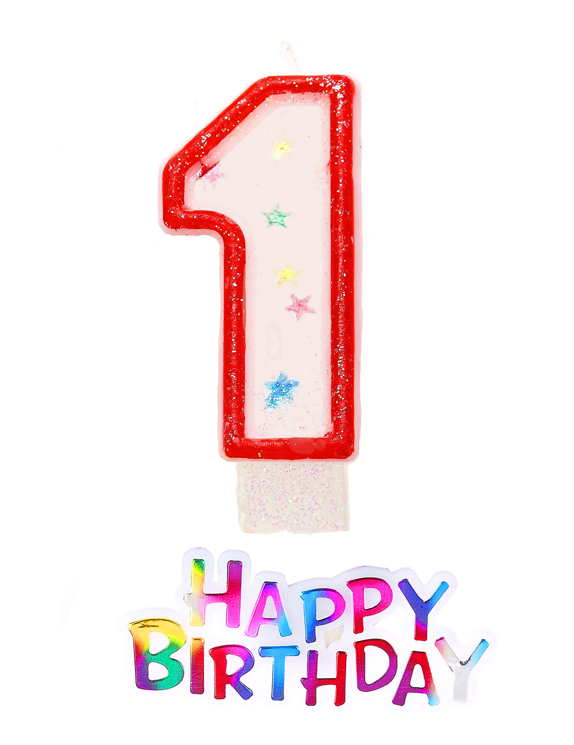 Geburtstagskerze Stern Zahl 1 Geburtstagskerze Stern Zahl 1 von UNIQUE