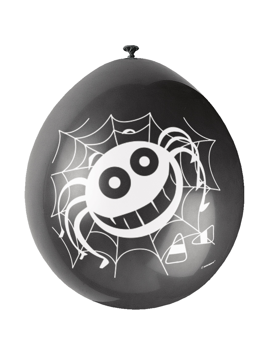 Halloween-Luftballons mit Spinnennetzen 10 Stück Halloween-Luftballons mit Spinnennetzen 10 Stück von UNIQUE