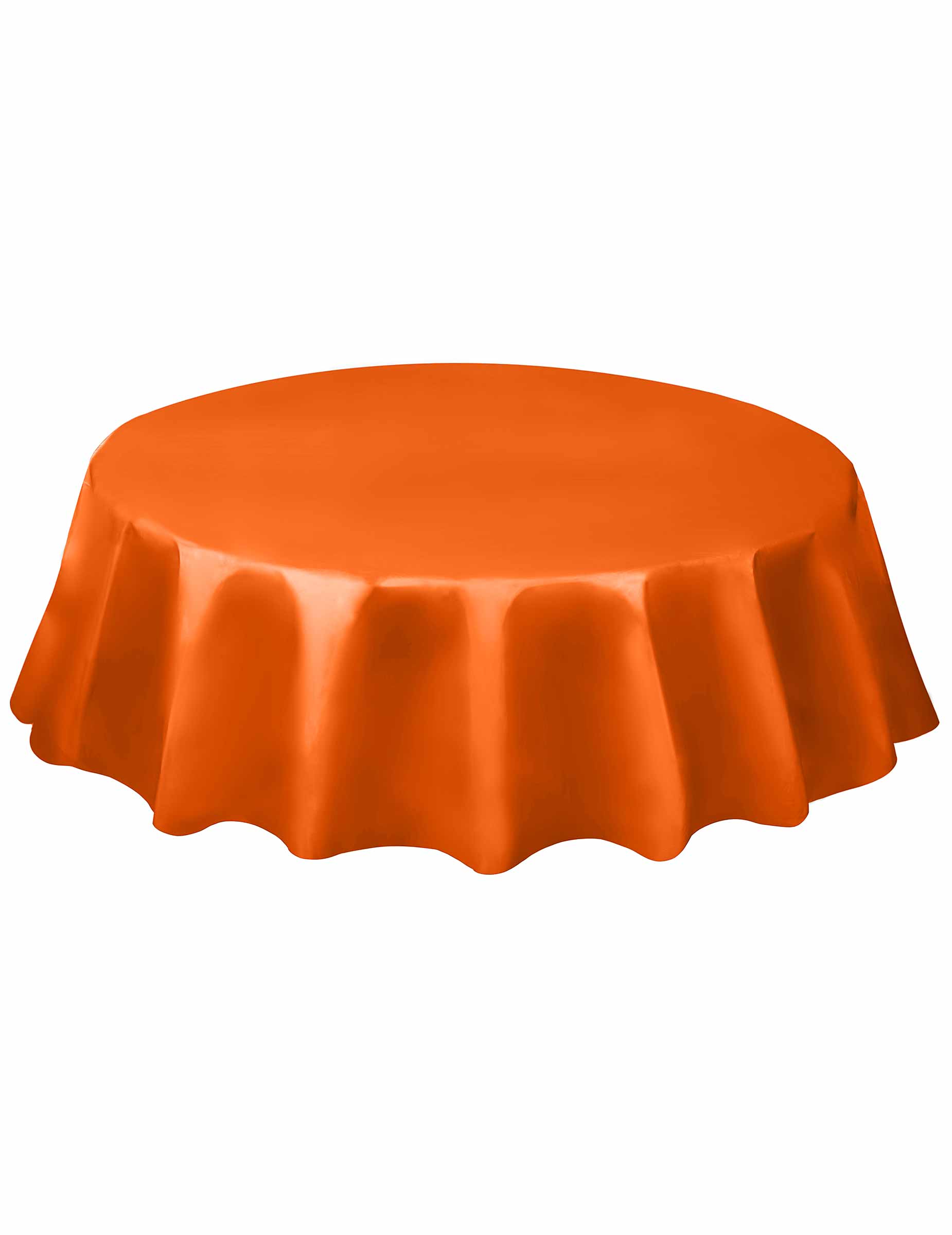Halloween Tischdecke rundorange 213 cm Durchmesser Halloween Tischdecke rundorange 213 cm Durchmesser von UNIQUE