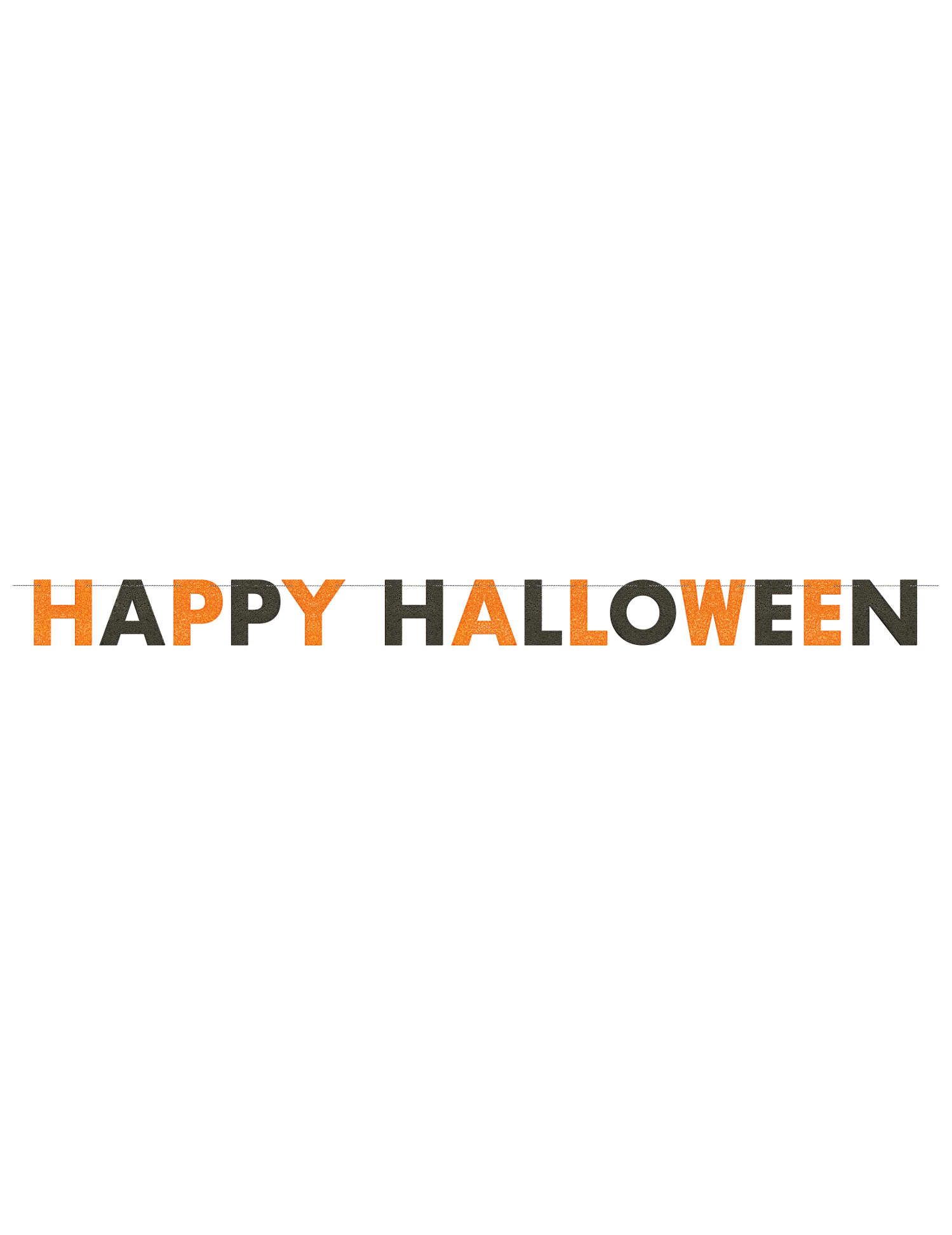 Happy Halloween Girlande 2,74m Happy Halloween Girlande 2,74m von UNIQUE